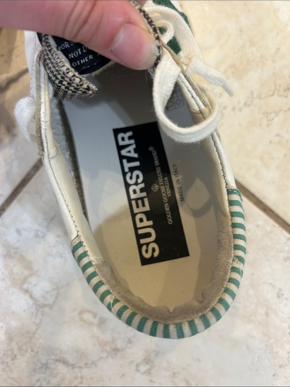 Golden Goose Women’s Size 8 Leather Sneakers - Picture 5 of 6